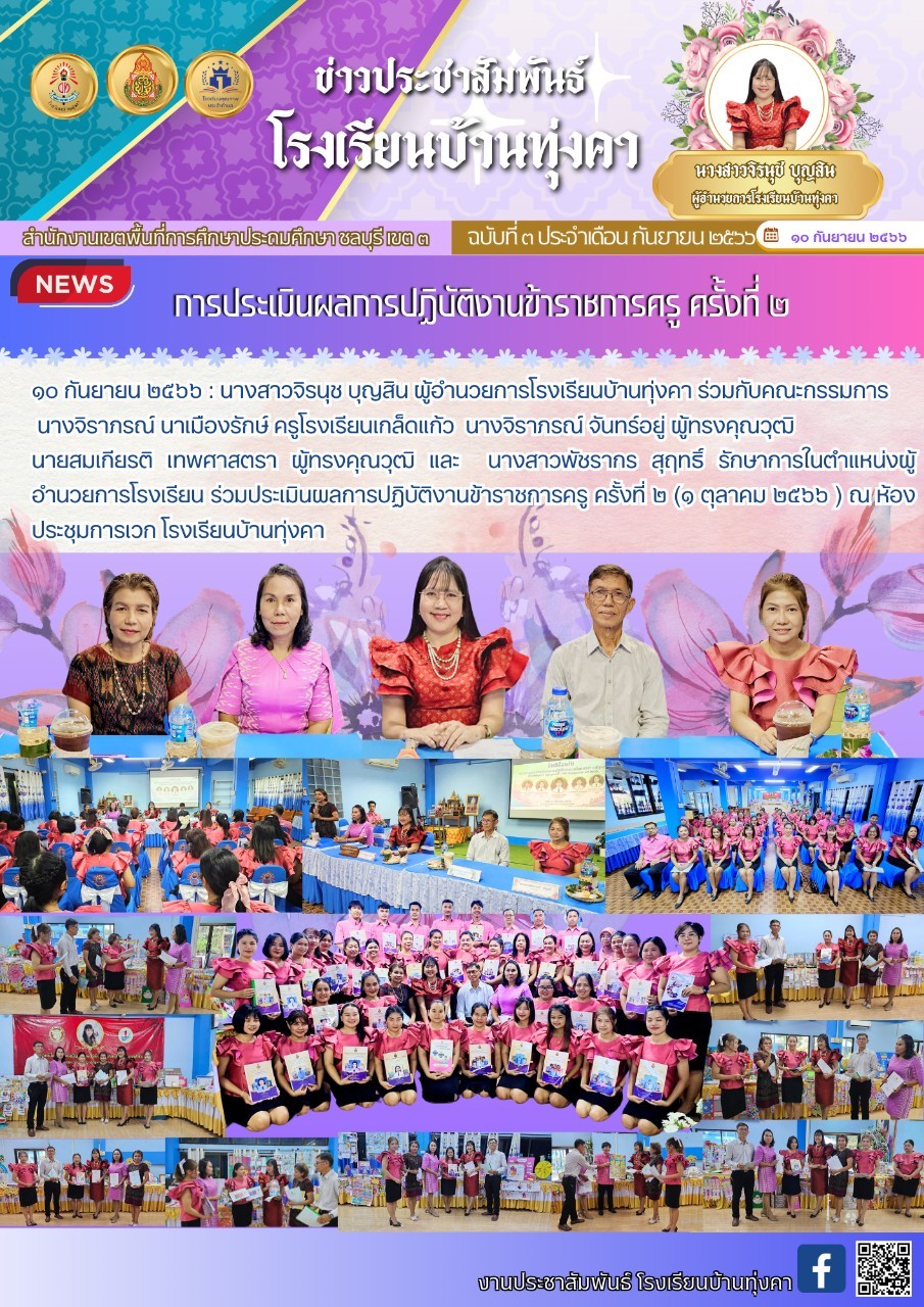 การประเมินผลการปฏิบัติงานข้าราชการครู คร้ังที่ 2 (1ตุลาคม2566)
